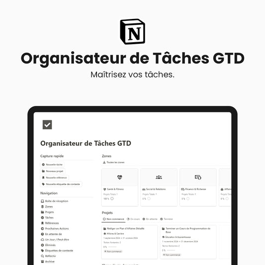 Organisateur de Tâches GTD