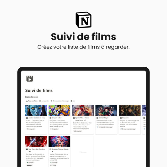 Suivi de films